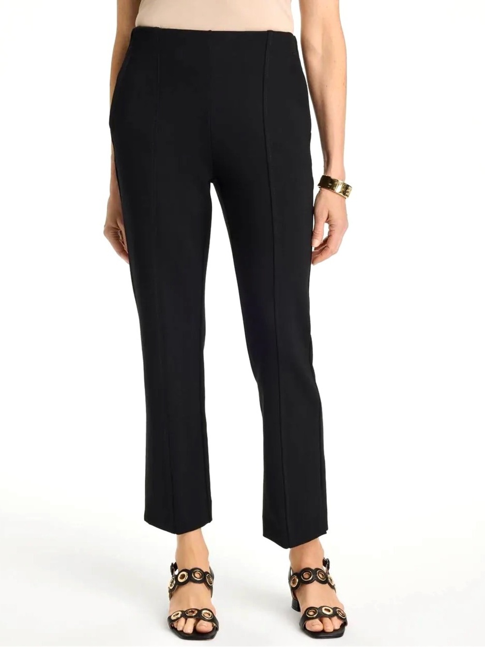 Chico’s Juliet Straight Ankle Pants Women’s Size 16 So Slimming 360 Stretch Knit